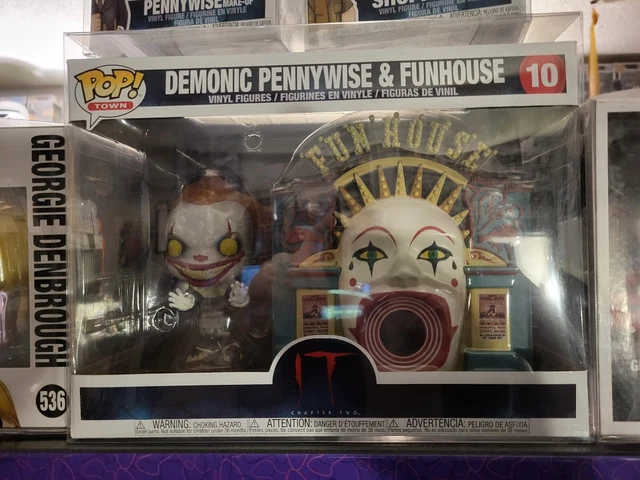 Funko Pop! Town: Demonic Pennywise and Funhouse 10 IT Chapter Two