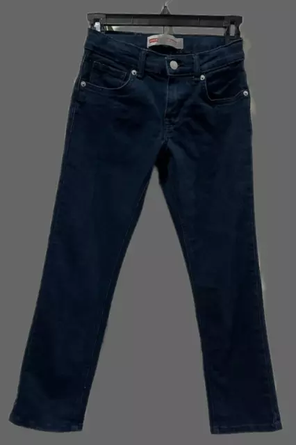 Boy's Levi Strauss & Co. 511 Stretch Dark Blue Jeans Size 8