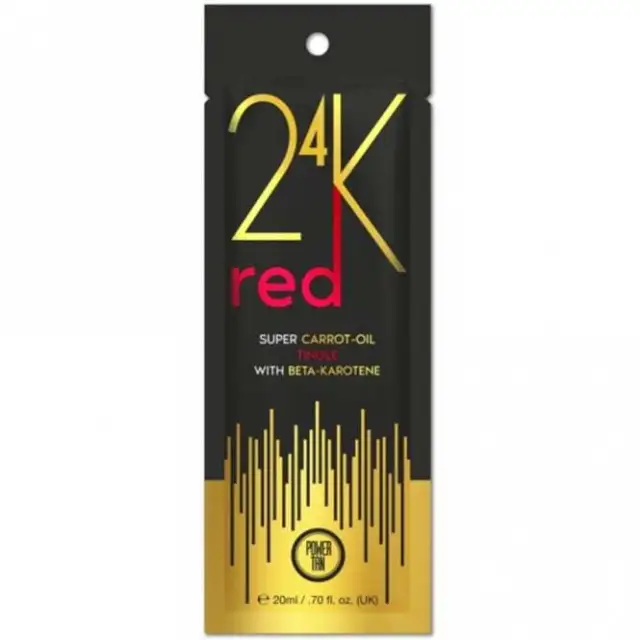 PowerTan 24K Red Super Carrot Oil Tanning Accelerator Sachet 20ml