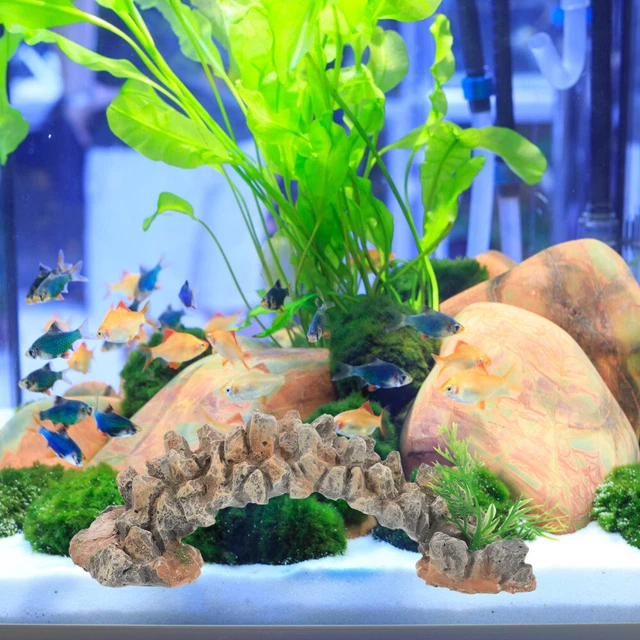 Miniature Bridge Figurine Bonsai Landscape Bridge Adornment Small Resin Bridge 2