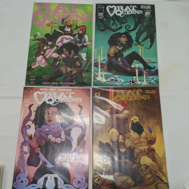Lot Of (4) Image Comics Rat Queens Issues 6 7 9 10 Comic Books Kurtis Wiebe