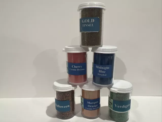 Embossing Powder Pack of 6 NEW 1/2 oz jars #21