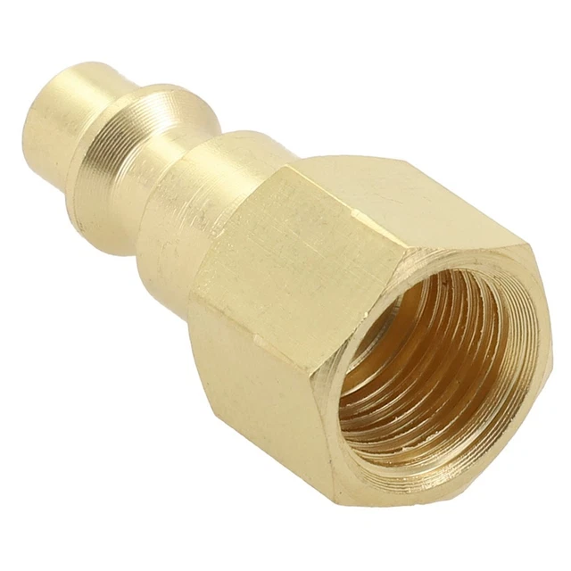 QUICK CONNECTOR SPRING Loaded Quick Release Couplers Air Line Hose ...
