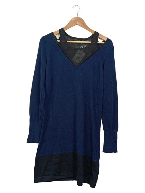 Robe Miss Captain Trend Taille 36 - Manches Longues Noir Et Corail - Neuve Avec étiquettes (valeur 109€)