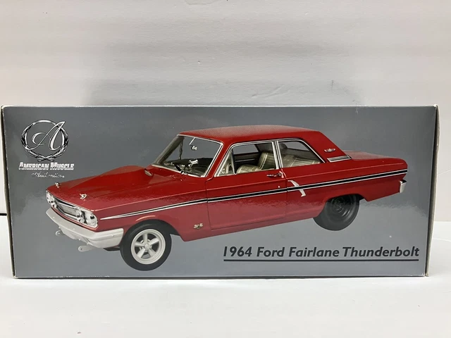 1/18 Scale 1964 Fairlane Thunderbolt Ertl Precision 100 Red Diecast Car-Mib 1/18 Scale 1964 Fairlane Thunderbolt Ertl Precision 100 Red Diecast Car-Mib