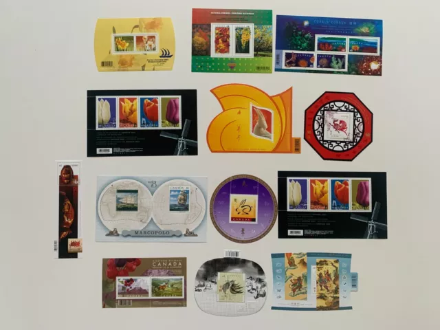 Canada - lot souvenir sheets - MNH (137)
