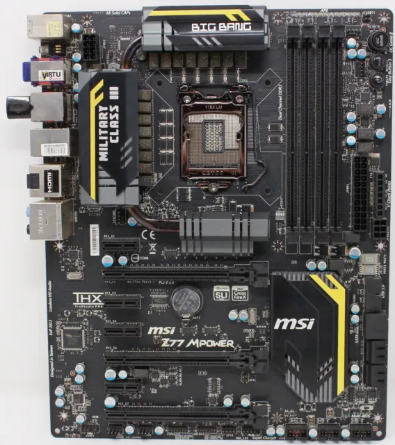 MSI Z77 MPOWER MS-7751 ver.4.2 socket scheda madre Intel Z77 ATX 1155 (#7463)