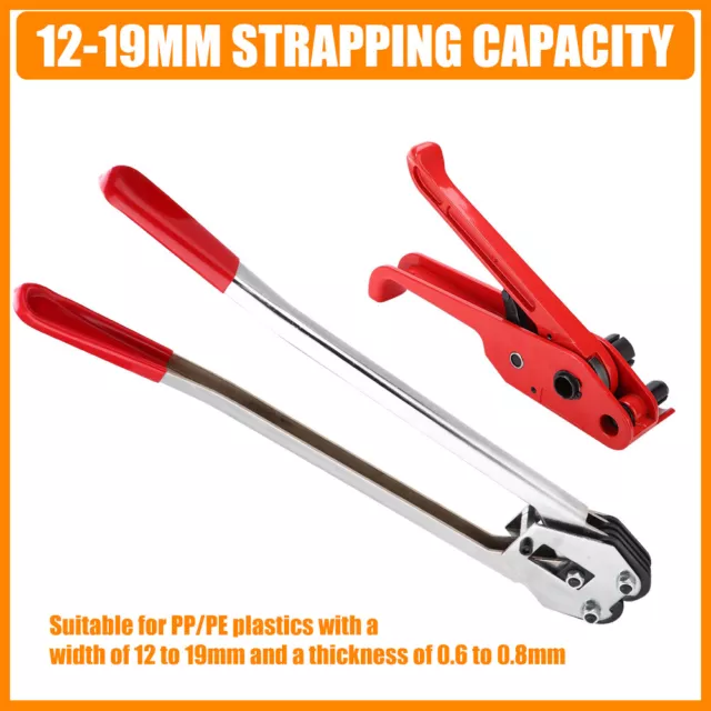 Manual Strapping Tool Packing Wrapping Machine Equipment Plastic Strap Tensioner 3