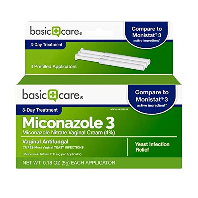 Crema vaginal con nitrato de miconazol tratamiento de 3 días para la infección vaginal por hongos