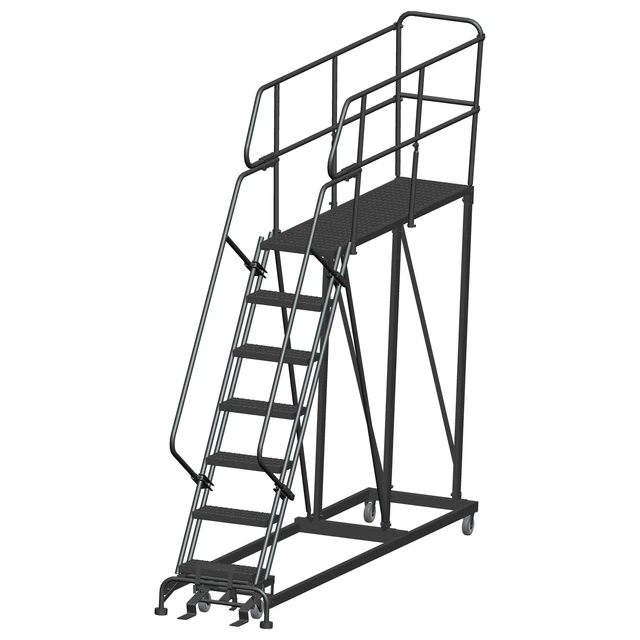 Ballymore Rolling Work Platform Overall Height 106 in Steps 7 Cap 800 lb