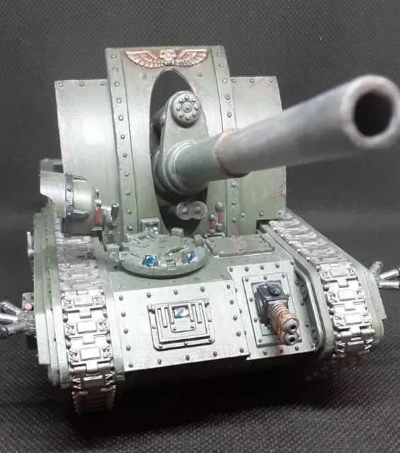 Games Workshop Warhammer 40K Imperial Guard Basilisk Well Painted Games Workshop Warhammer 40K Imperial Guard Basilisk Well Painted