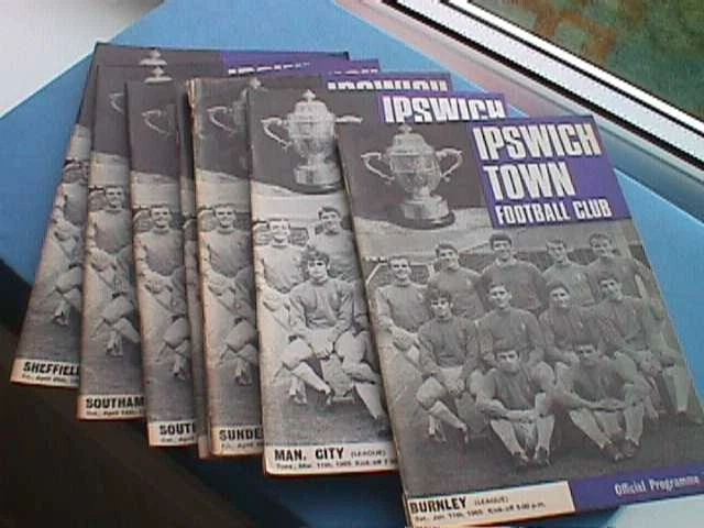 120 PLUS IPSWICH TOWN FOOTBALL PROGRAMMES. 1980s TO 2000s. | in Norwich