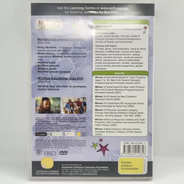 Mortified - Clips DVD & Teacher Resource DVD-ROM (2006) *Good Condition* 2 DVD 3
