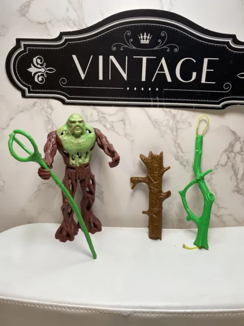 Vintage 1990’ Camouflage Swamp Thing Action Figure DC Comics Kenner 4 Pieces