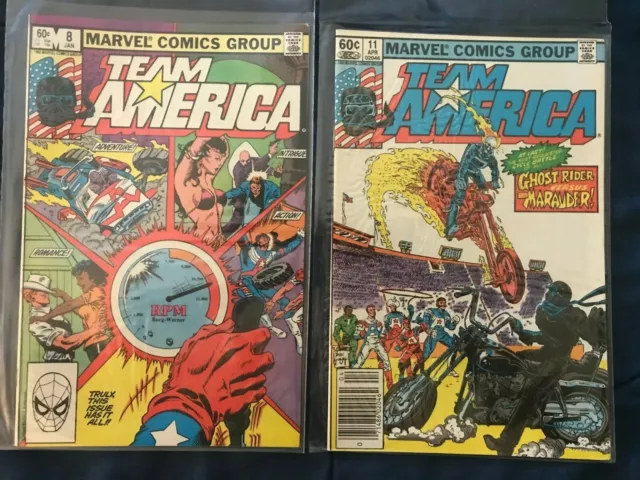 Team America (Marvel, 1,2,3,4,5,7,8,11 (Ghost Rider App.) F/VF 2