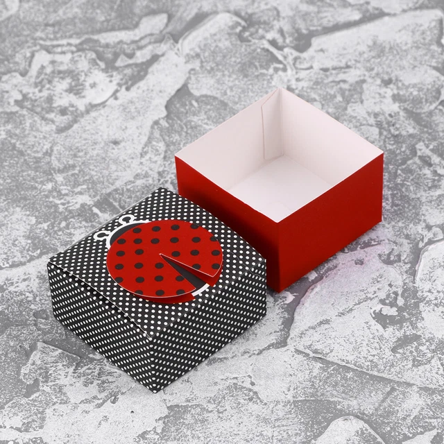 30 pz scatole di caramelle personalità coccinella scatole regalo decorate cioccolato