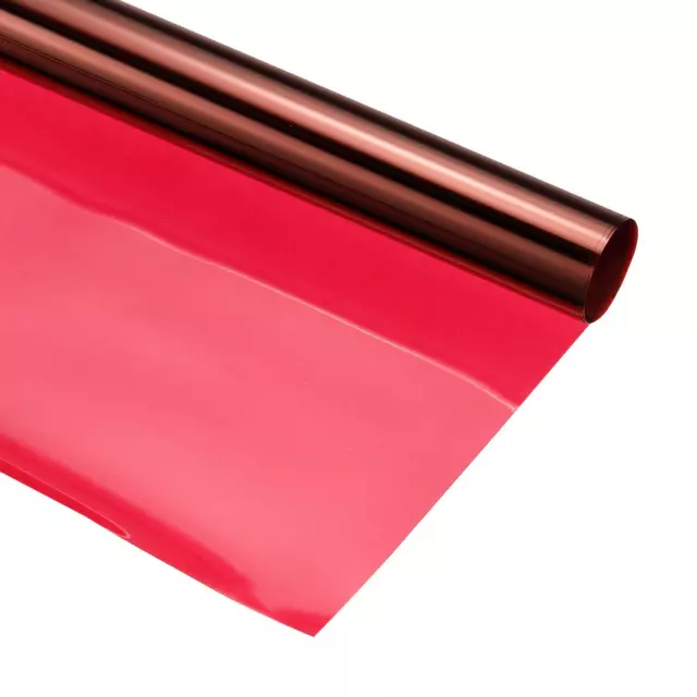 Gel Color Filter Paper Polyester Film 40x50cm Dark Red for Photo Studio, 2Pcs