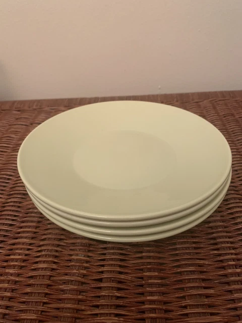 THOMAS O’BRIEN Vintage Modern Stoneware 8” Salad Plates Mint Green (Set of 4)