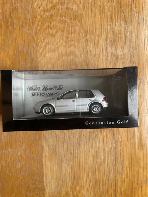 Volkswagen Golf 4 Iv Gti "Generation Golf 4" Minichamps 1/43 Neuve En Boite