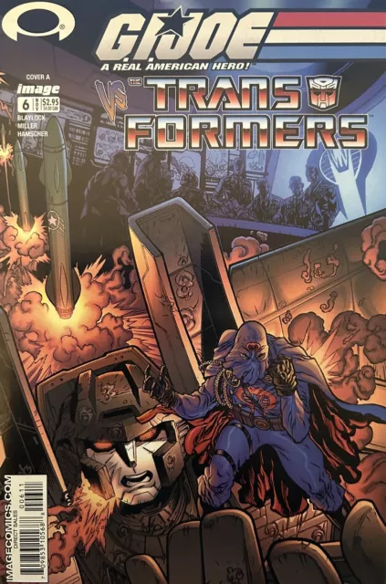 GI JOE VS TRANSFORMERS - IMAGE COMICS #6 - Direct Edition