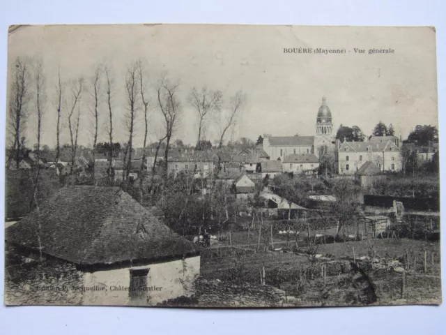 06D4 Cpa - Ancienne Carte Postale - Bouere Mayenne - Vue Générale