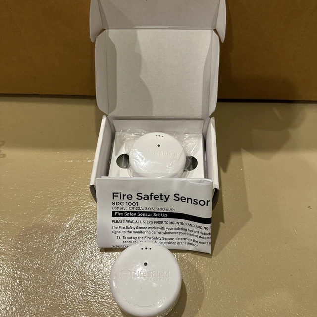 LifeSHIELD Security Fire Safety Sensor SDC1001 X2 -NEW