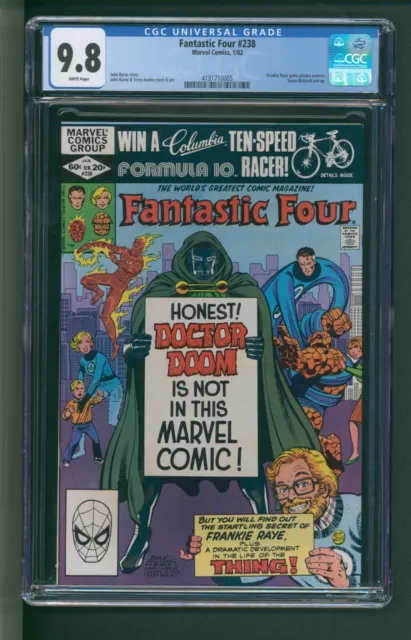 Fantastic Four #238 CGC 9.8 White Pages Doctor Doom Cover