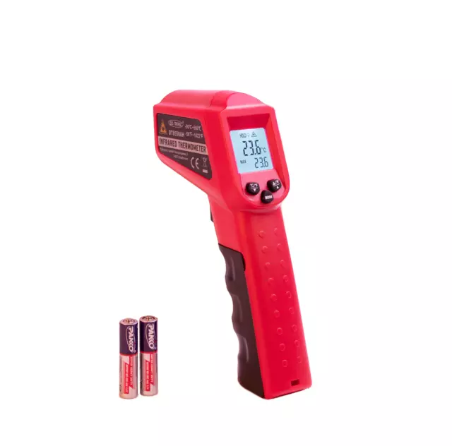 HoldPeak Infrarot Thermometer IR Pyrometer 50:1 bis +1800°C  Temperaturmessgerät