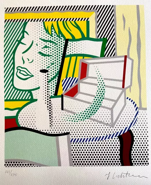 Roy Lichtenstein Litografía 1986 (Wesselmann Andy Warhol Keith Haring