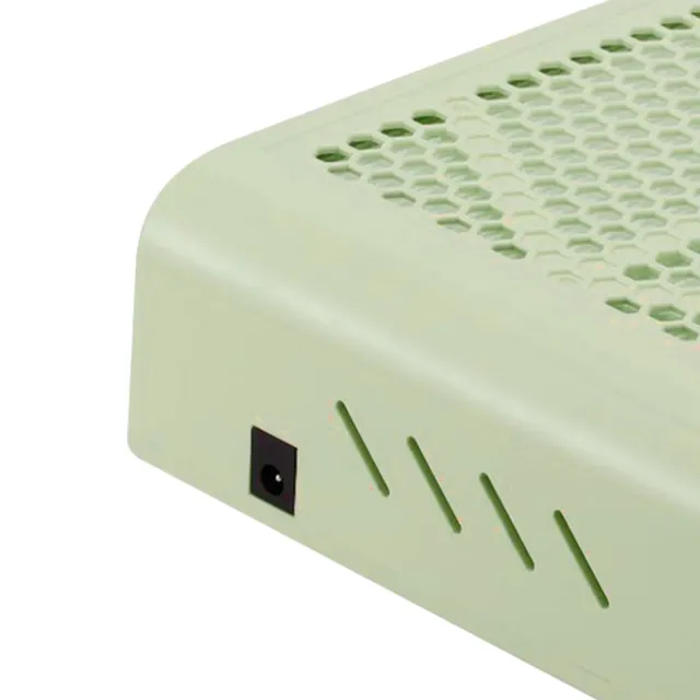 Aspiradora de uñas colector de polvo de uñas (verde) 80 W disipación de calor rápido para
