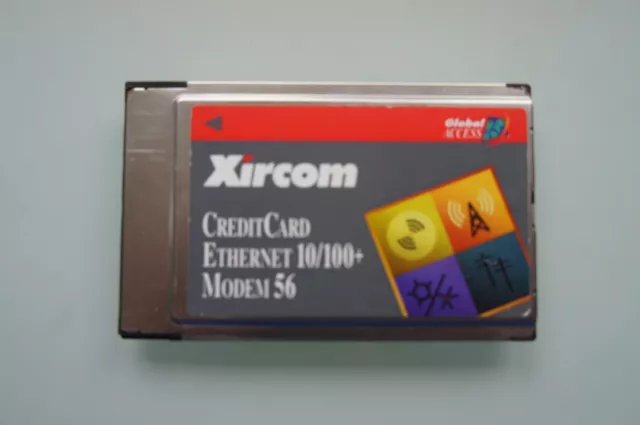 XIRCOM  CreditCard Ethernet 10/100 Modem 56