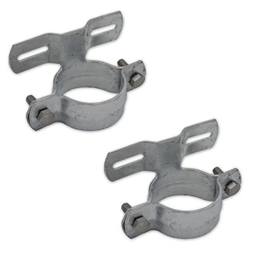 2 colliers de serrage pour fixation de panneaux support de mât collier de ser...