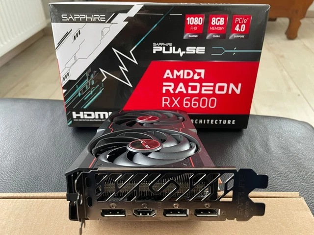 Amd Radeon Software Rx 6600 SAPPHIRE PULSE AMD Radeon RX 6600 8GB GDDR6 Grafikkarte (11310-01-20G ...