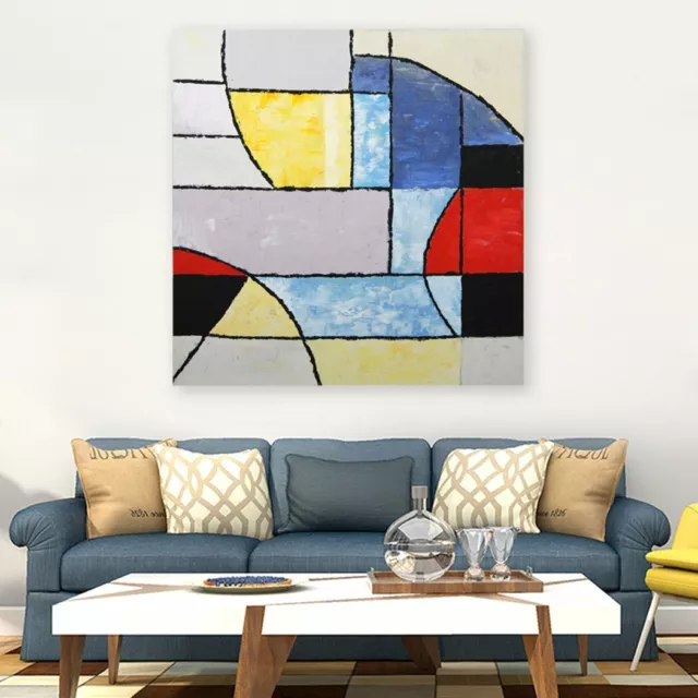 Hand Painted Oil Painting Modern Abstract Wall Art Home Decor 80X80cm
