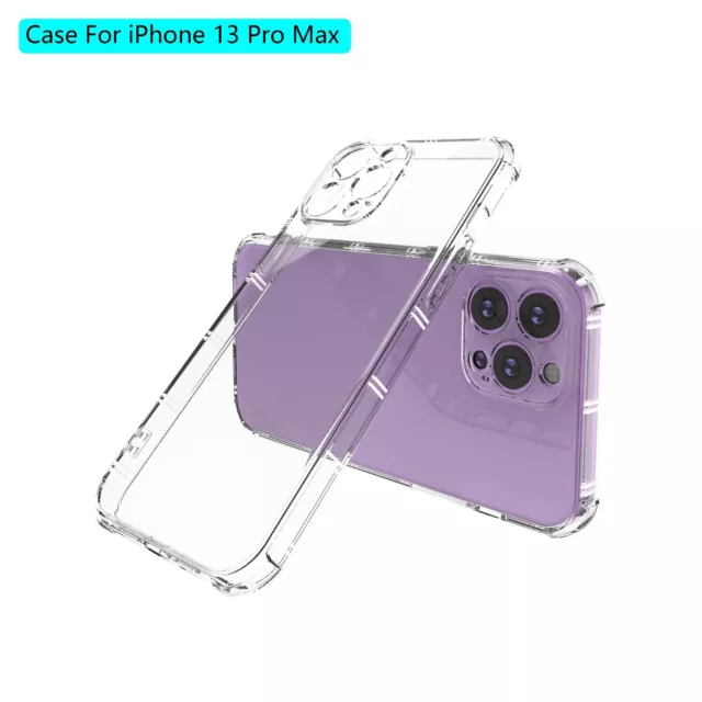 CLEAR Shockproof Case Cover For iPhone 13 12 11 PRO MAX Mini X XR XS 8 7 6