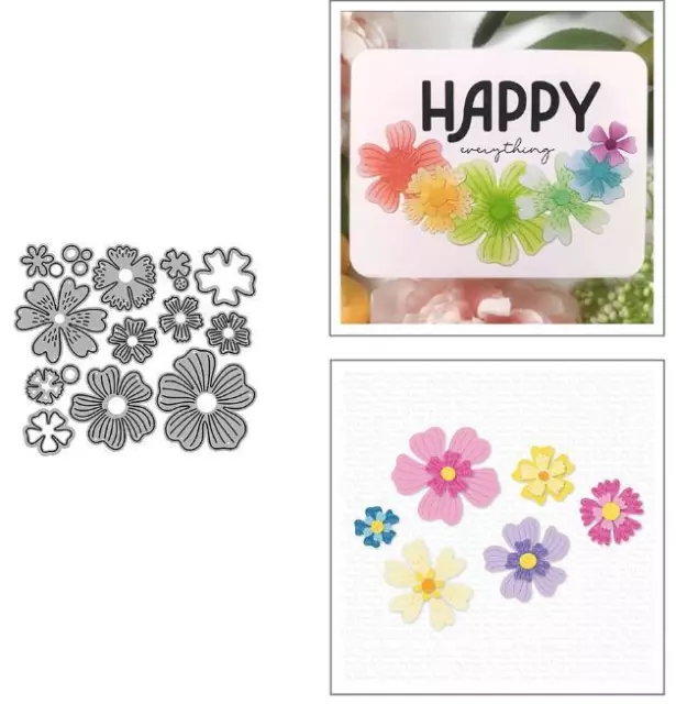 Blume Metal Cutting Dies Scrapbooking Stanzschablone Karten Handwerk DIY