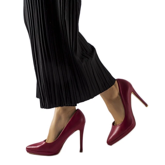 Talons Hauts Bordeaux Kate Kanzier - Taille 37 (UK 4), Talon Mi-haut 5-7,5 Cm (occasion)