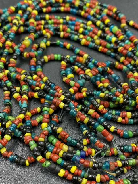 Old Ancient Antique Glass Beads From Ancient Pyu culture period  from Burma 3