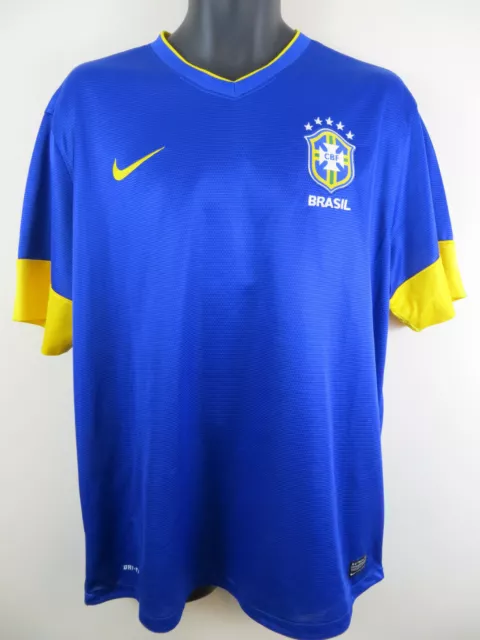BRAZIL NIKE 2012-13 Away Football Shirt Soccer Jersey Camiseta