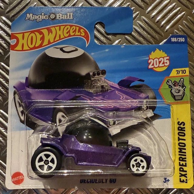 Hot Wheels Decidedly Go Experimotors – Modellauto 1:64, Lila/schwarz, Serie 7/10, Limited Edition 188/250