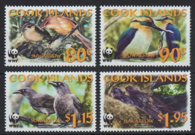 Cook-Inseln 2005 - Mi-Nr. 1540-1543 ** - MNH - Vögel / Birds