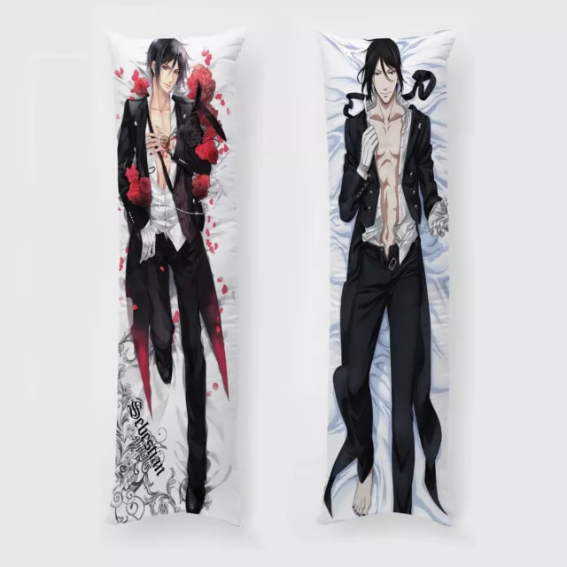 Ciel Phantomhive Black Butler Dakimakura Anime Body Pillow Case 87012 Male  –