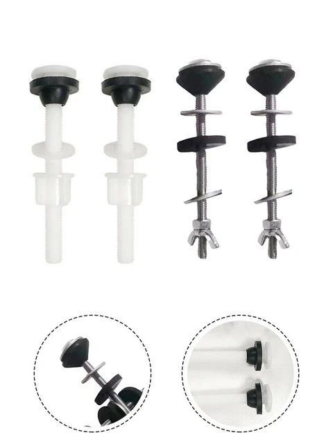 Tornillos de inodoro de alta calidad para fijación y reparación de baño universal