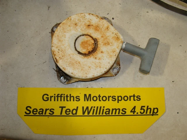 1973 Sears Tecumseh 4.5hp outboard Ted williams recoil pull rope start starter