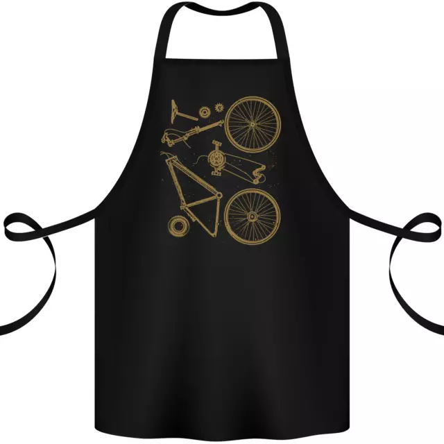 Bicycle Parts Cycling Cyclist Bike Funny Cotton Apron 100% Organic