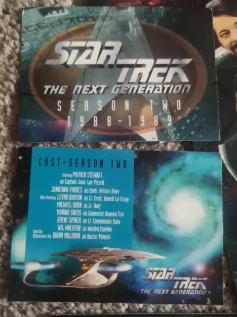 SkyBox Star Trek The Next Generation Episodes Season 2 1988-1989 Trading Cards