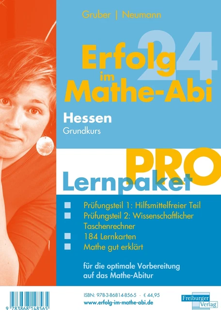 ERFOLG IM MATHE-ABI 2024 Hessen Lernpaket 'Pro' Grundkurs | Gruber (u