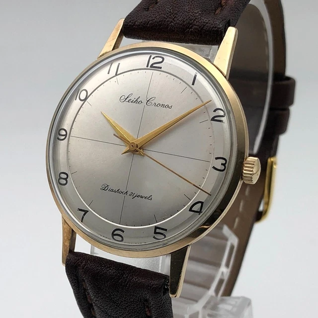 SEIKO CRONOS 14K GOLD FILLED ヴィンテージ