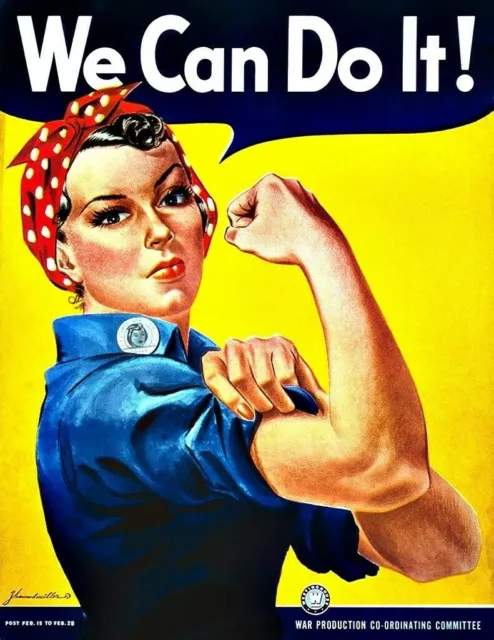 Rosie the Riveter We Can Do It Vinyl Sticker Car Laptop Decal Women's Right