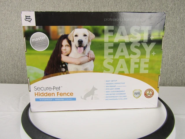 Sit Boo Boo Secure Pet  In/Above Ground Electric Hidden Fence new open box